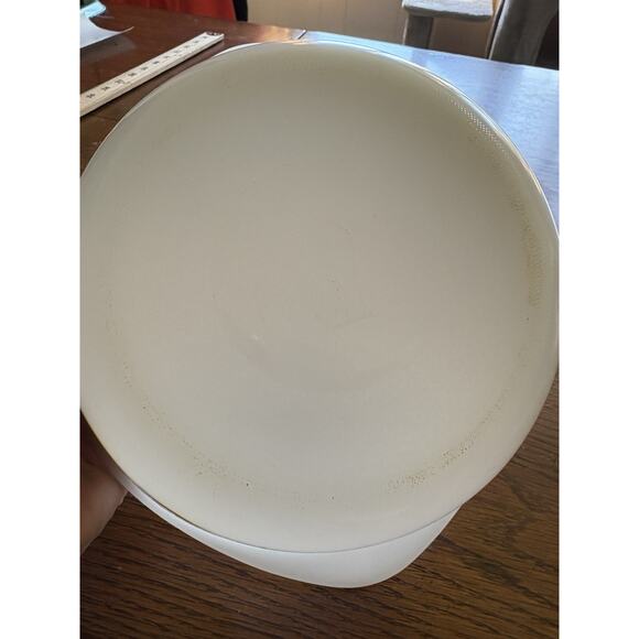 Vintage Glasbake J2600 Casserole Yellow Gold Medallion Floral Daisy Dish 2 QT. - Picture 5 of 7